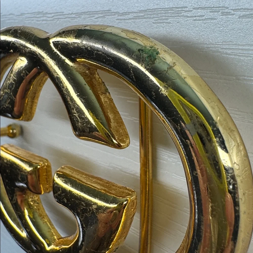 Gucci Authentic Vintage Interlocking Buckle